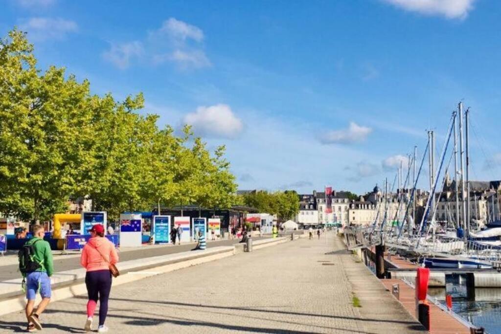 Apartamento A Mi-Chemin Vannes Exterior foto